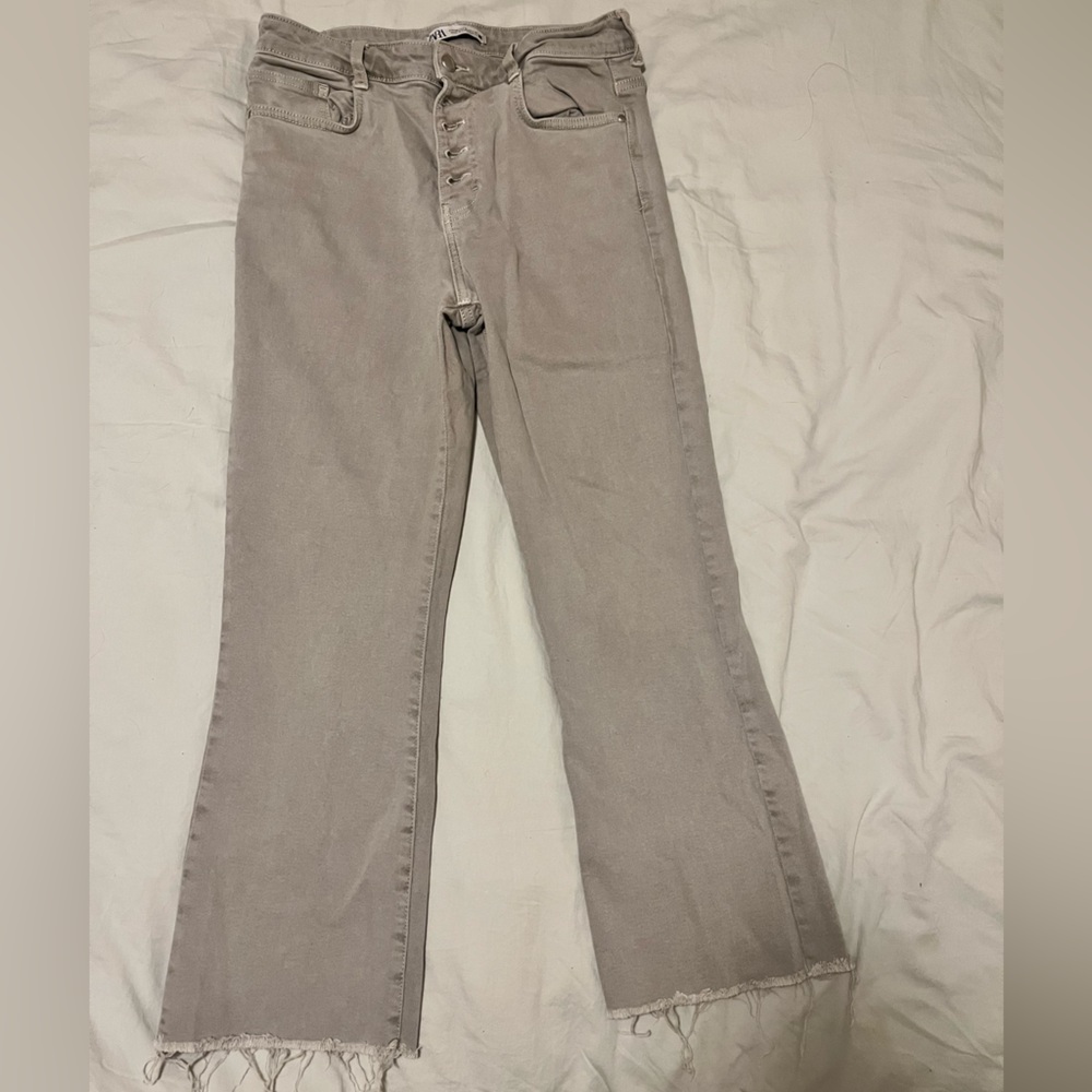 Zara Women's Green Jeans